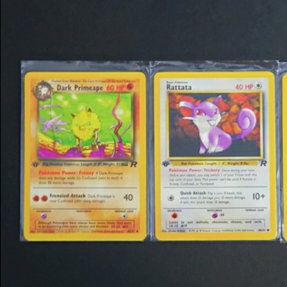 1st Edition Team Rocket Pokemon Cards